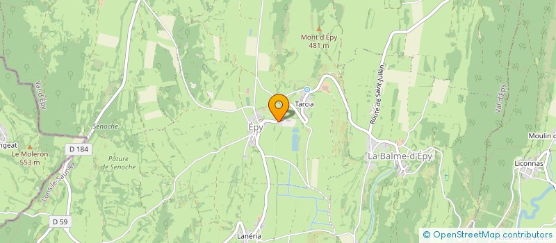 localisation de l'entreprise ELEVAGE D'EPY  VAL-D'EPY