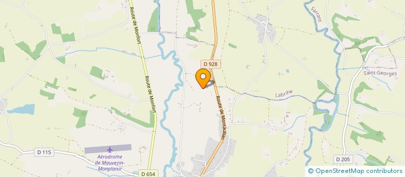 localisation de l'entreprise ELEVAGE DE BELIARD  MAUVEZIN