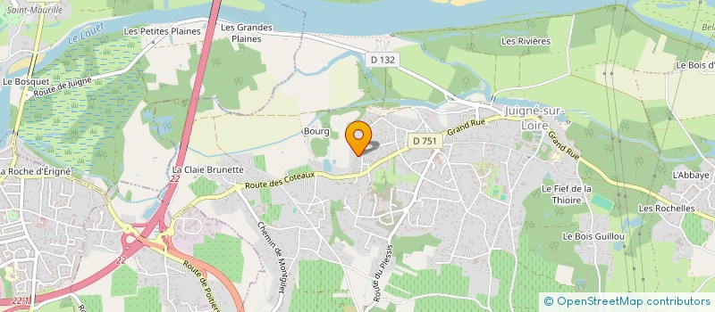 localisation de l'entreprise ELEVAGE DE CHASLES  LES GARENNES SUR LOIRE