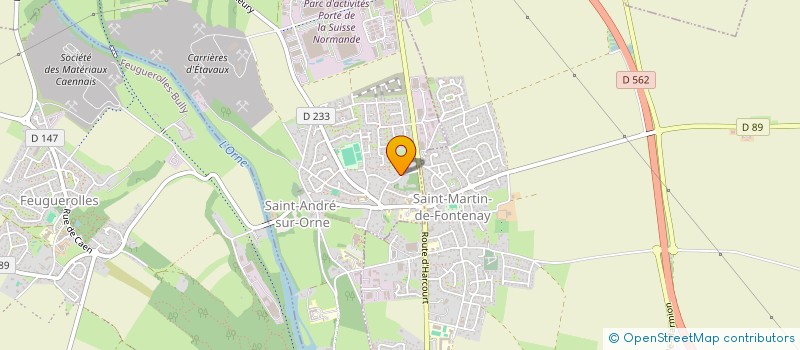 localisation de l'entreprise ELEVAGE DE FLEUR  SAINT-ANDRE-SUR-ORNE