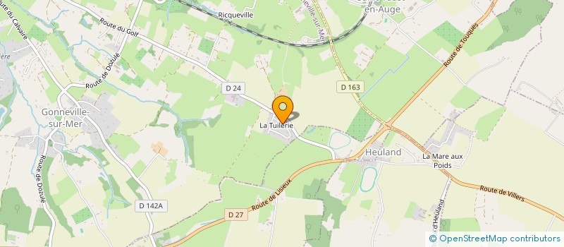 localisation de l'entreprise ELEVAGE DE JEAN  GONNEVILLE-SUR-MER