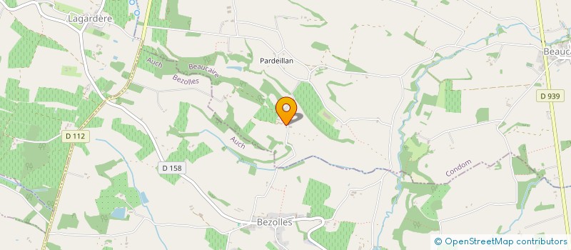 localisation de l'entreprise ELEVAGE DE JOUETARD  CASTERA-VERDUZAN