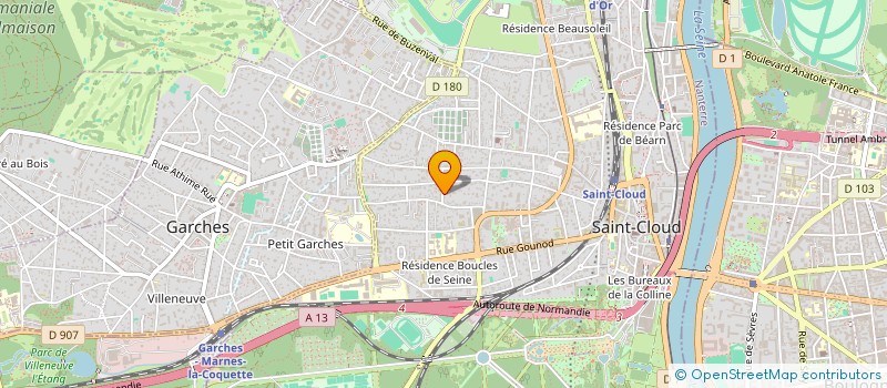 localisation de l'entreprise ELEVAGE DE KAMERIYE à SAINT-CLOUD