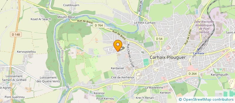 localisation de l'entreprise ELEVAGE DE KERNIGUEZ à CARHAIX-PLOUGUER