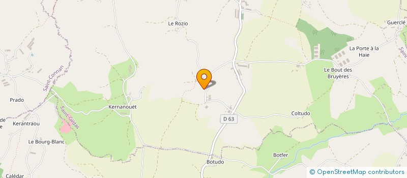 localisation de l'entreprise ELEVAGE DE L ETANG  SAINT-DONAN