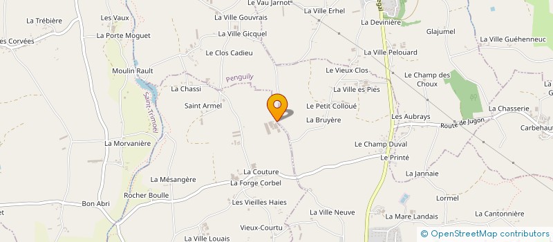 localisation de l'entreprise ELEVAGE DE LA BOURDONNIERE  SAINT-GLEN