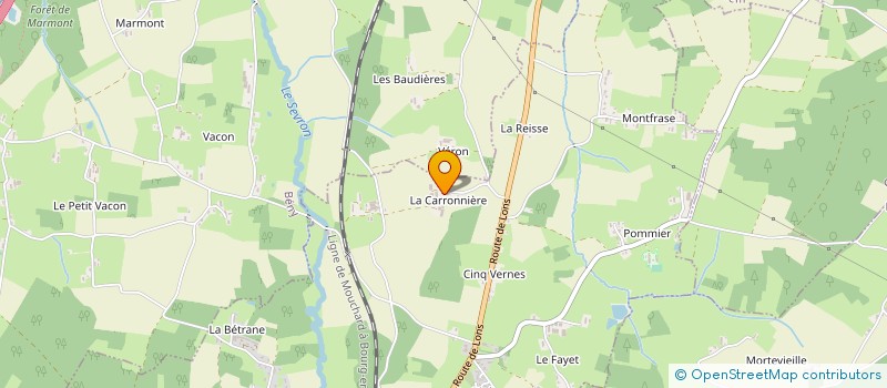 localisation de l'entreprise ELEVAGE DE LA CARRONNIERE  SAINT-ETIENNE-DU-BOIS