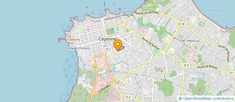 localisation de l'entreprise ELEVAGE DE LA CHAUMIERE à CAYENNE