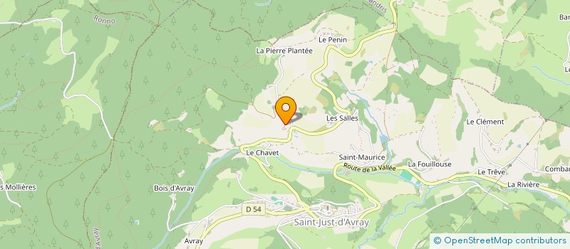 localisation de l'entreprise ELEVAGE DE LA GOGUETTE à SAINT-JUST-D'AVRAY