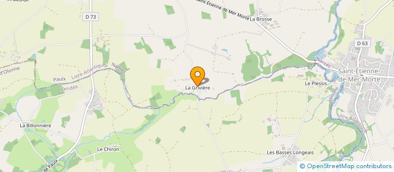 localisation de l'entreprise ELEVAGE DE LA GRIVIERE à PAULX
