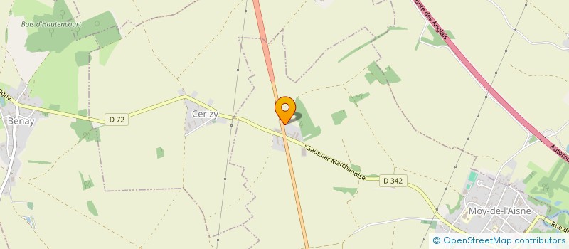 localisation de l'entreprise ELEVAGE DE LA GUINGUETTE à MOY DE L'AISNE