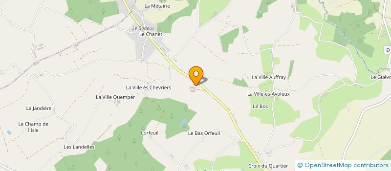 localisation de l'entreprise ELEVAGE DE LA HOUSSAYE  MERDRIGNAC