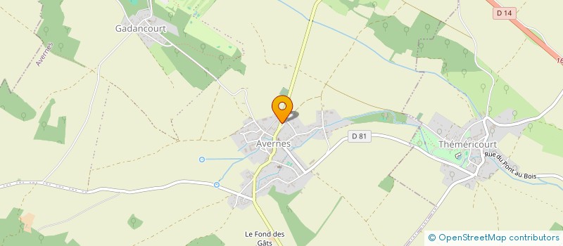 localisation de l'entreprise ELEVAGE DE LA SAUGE  AVERNES