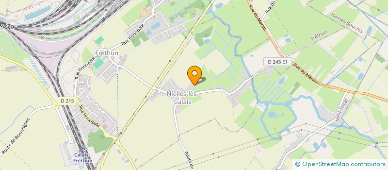 localisation de l'entreprise ELEVAGE DE LA TOUR  NIELLES-LES-CALAIS