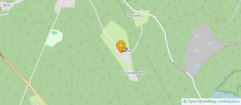 localisation de l'entreprise ELEVAGE DE LA VIGNE AUX BOIS  AVENSAN