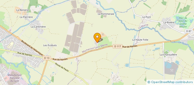 localisation de l'entreprise ELEVAGE DE RETZ à MACHECOUL-SAINT-MEME