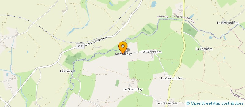 localisation de l'entreprise ELEVAGE DE ROUMARD  BEAULIEU-SOUS-LA-ROCHE