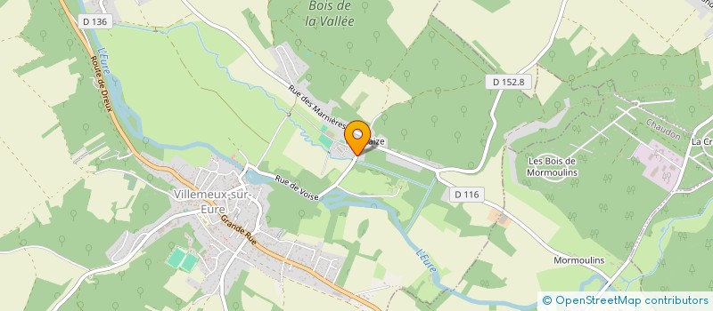 localisation de l'entreprise ELEVAGE DE VOISE à VILLEMEUX-SUR-EURE