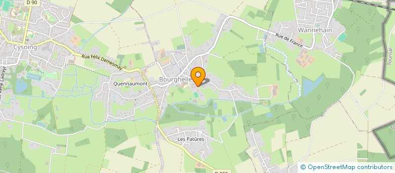 localisation de l'entreprise ELEVAGE DES CEDRES VERTS SCEA à BOURGHELLES