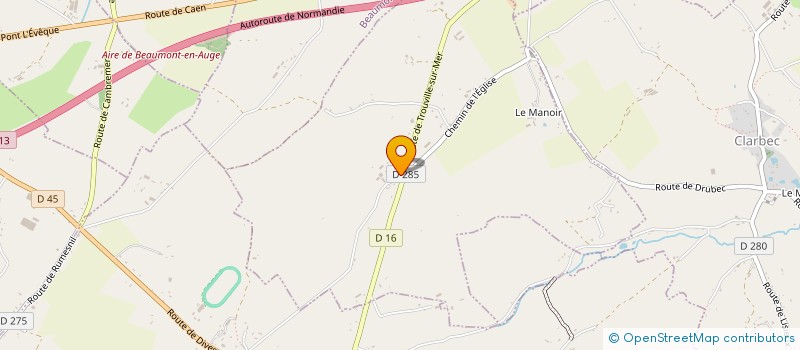 localisation de l'entreprise ELEVAGE DES GRANDS CHENES à SAINT-GATIEN-DES-BOIS