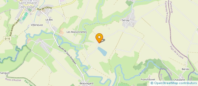 localisation de l'entreprise ELEVAGE DES JOLLIERES DE POUILLE à SAINT-HILAIRE-DES-LOGES