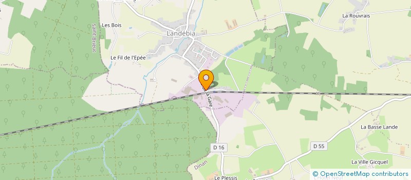 localisation de l'entreprise ELEVAGE DES LANDES à PLUDUNO