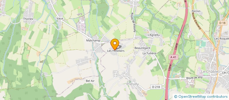 localisation de l'entreprise ELEVAGE DES OUCHS  PRESILLY