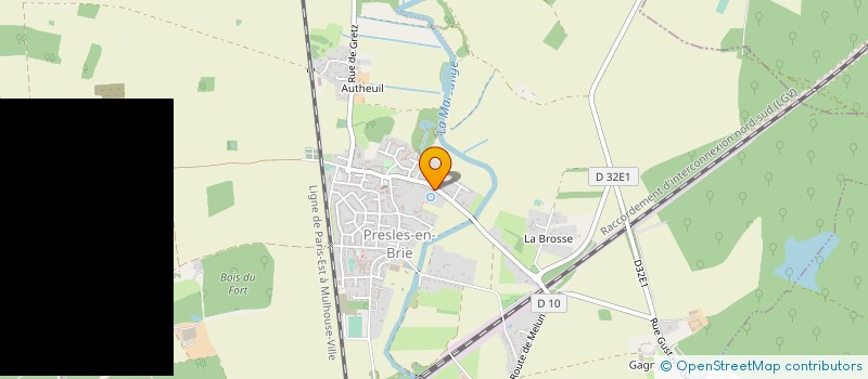 localisation de l'entreprise ELEVAGE DES SAIANES  LIVERDY-EN-BRIE