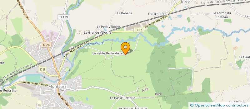 localisation de l'entreprise ELEVAGE DES VALLONS à BREE