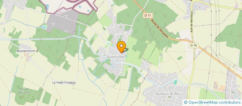 localisation de l'entreprise ELEVAGE DRESSAGE ET PATURAGES à AUTOUILLET