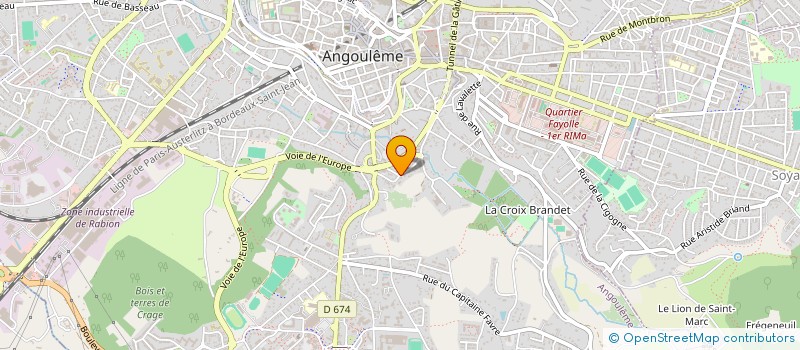 localisation de l'entreprise ELEVAGE DU BOIS DES FEES SCEA à ANGOULEME