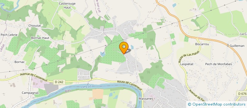 localisation de l'entreprise ELEVAGE DU CAUFOUR  VILLENEUVE-SUR-LOT