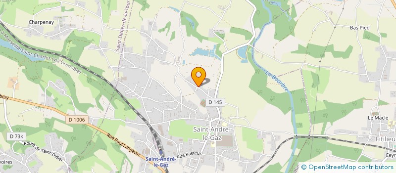 localisation de l'entreprise ELEVAGE DU CERTEAU  SAINT-ANDRE-LE-GAZ