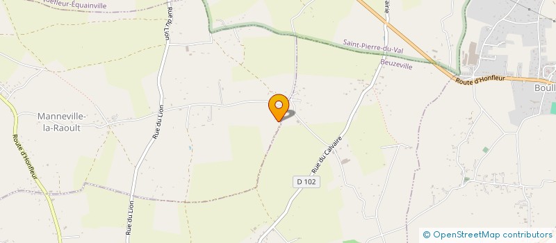 localisation de l'entreprise ELEVAGE DU FAVRIL  MANNEVILLE-LA-RAOULT