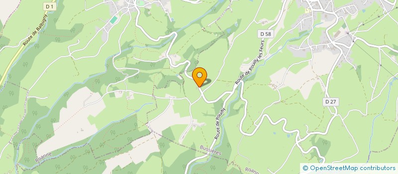 localisation de l'entreprise ELEVAGE DU FRENE  BUSSIERES