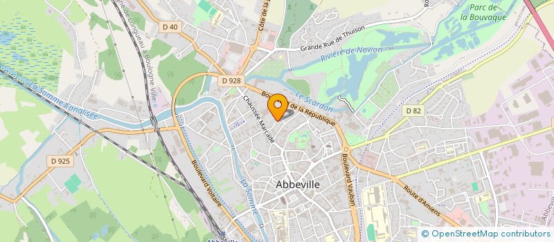 localisation de l'entreprise ELEVAGE DU GIFFLET à ABBEVILLE