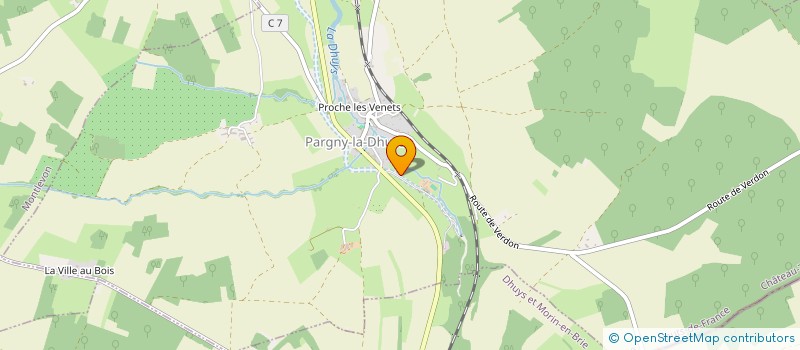 localisation de l'entreprise ELEVAGE DU MOULIN DE L'ECHELLE  PARGNY-LA-DHUYS