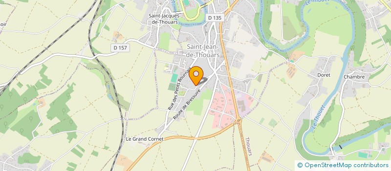 localisation de l'entreprise ELEVAGE DU PETIT LAUNAY à THOUARS