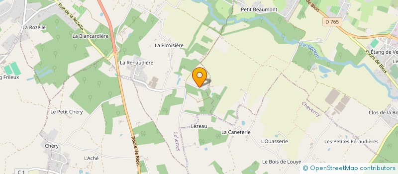 localisation de l'entreprise ELEVAGE EQUIDUO  CELLETTES