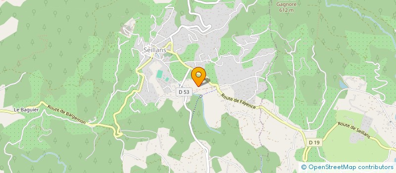 localisation de l'entreprise ELEVAGE FAMILIAL FAUR  SEILLANS