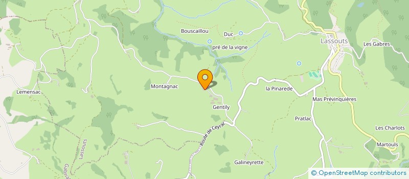 localisation de l'entreprise ELEVAGE GARDES  LASSOUTS