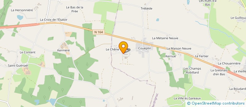 localisation de l'entreprise ELEVAGE JAMET à MERDRIGNAC