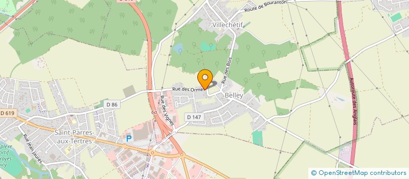 localisation de l'entreprise ELEVAGE JP BIO à VILLECHETIF