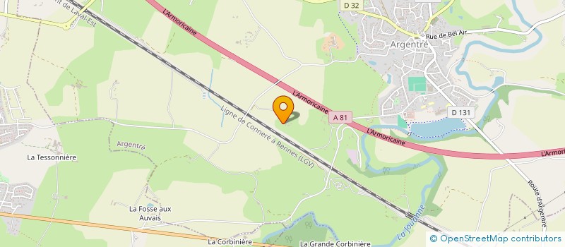 localisation de l'entreprise ELEVAGE KAJA  ARGENTRE