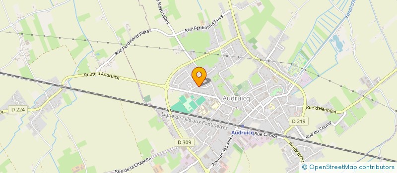 localisation de l'entreprise ELEVAGE LA BRIGANTINE  AUDRUICQ