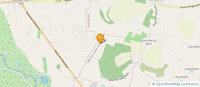 localisation de l'entreprise ELEVAGE LAMO  MEZIDON VALLEE D'AUGE