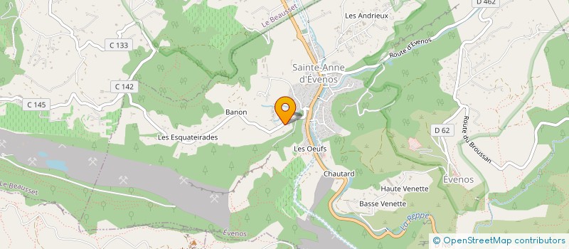 localisation de l'entreprise ELEVAGE LE DESTEL  EVENOS