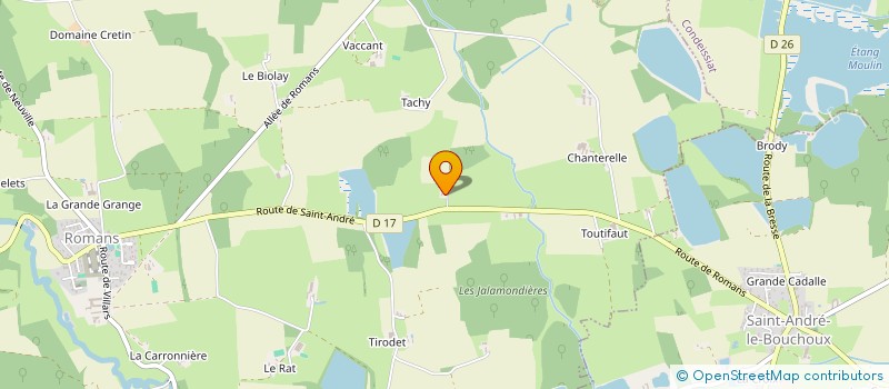 localisation de l'entreprise ELEVAGE LE PIN  L'ABERGEMENT-CLEMENCIAT