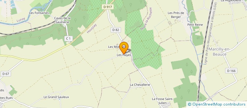 localisation de l'entreprise ELEVAGE LECLERC à VALLEE-DE-RONSARD