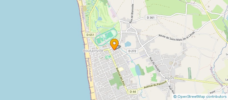 localisation de l'entreprise ELEVAGE LEO DE MONDESIR  AGON-COUTAINVILLE